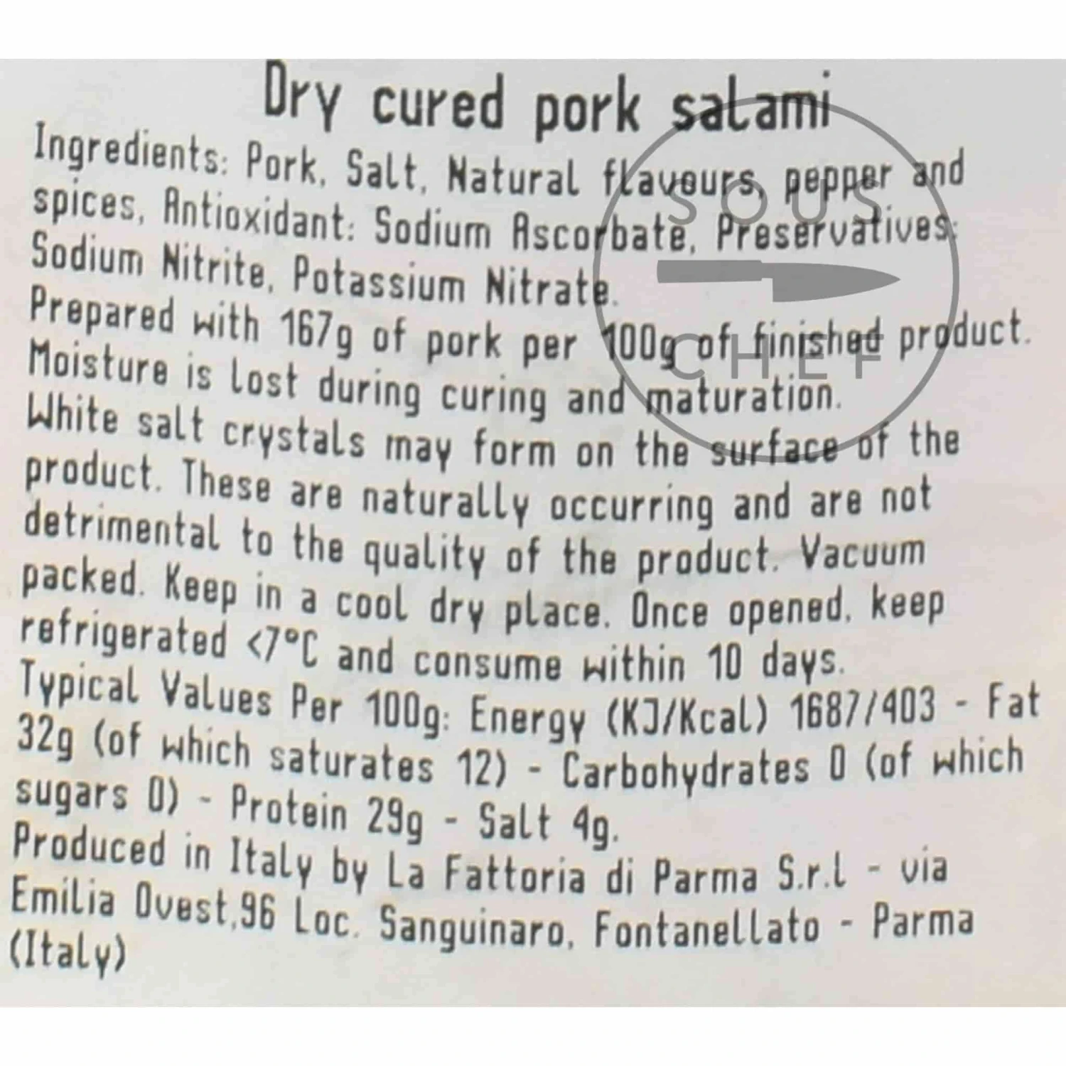 Salami Felino IGP Riserva, 290g - Image 2