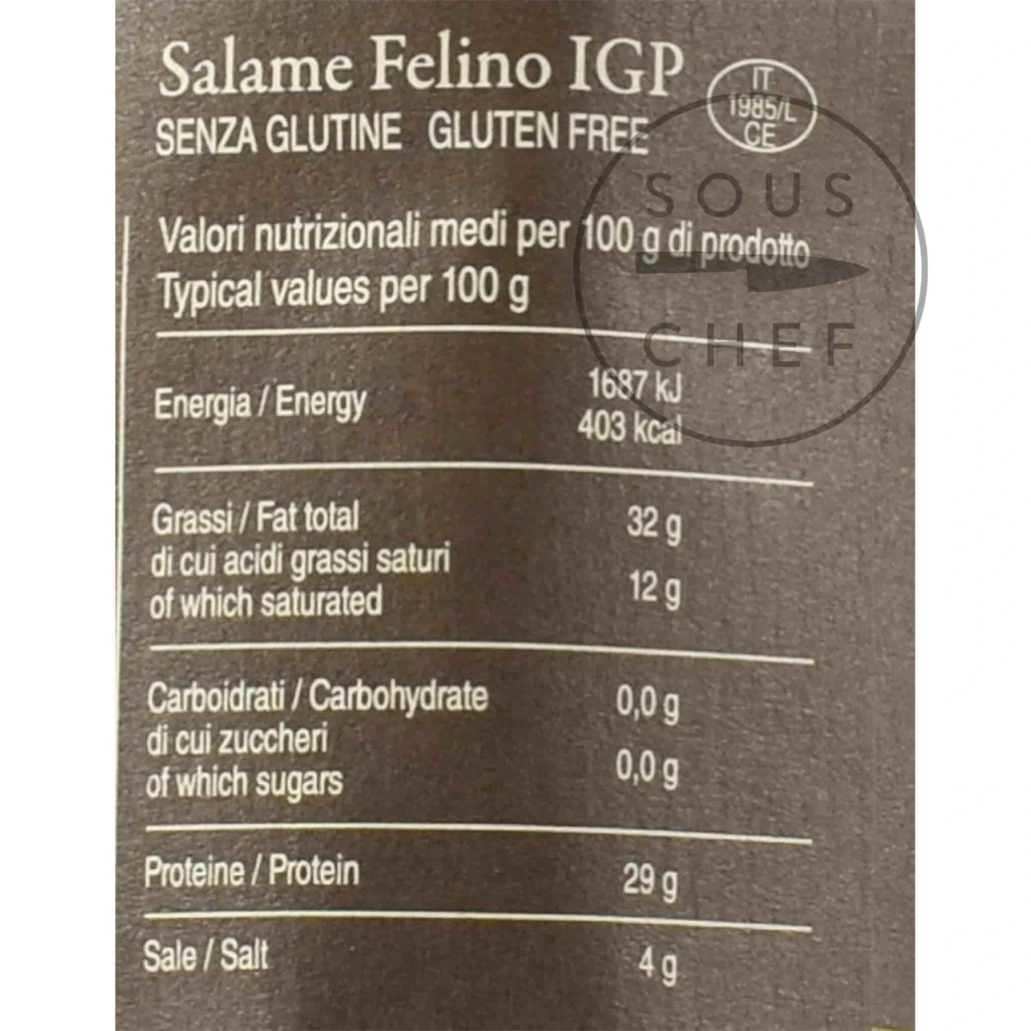 Salami Felino IGP Riserva, 290g - Image 3
