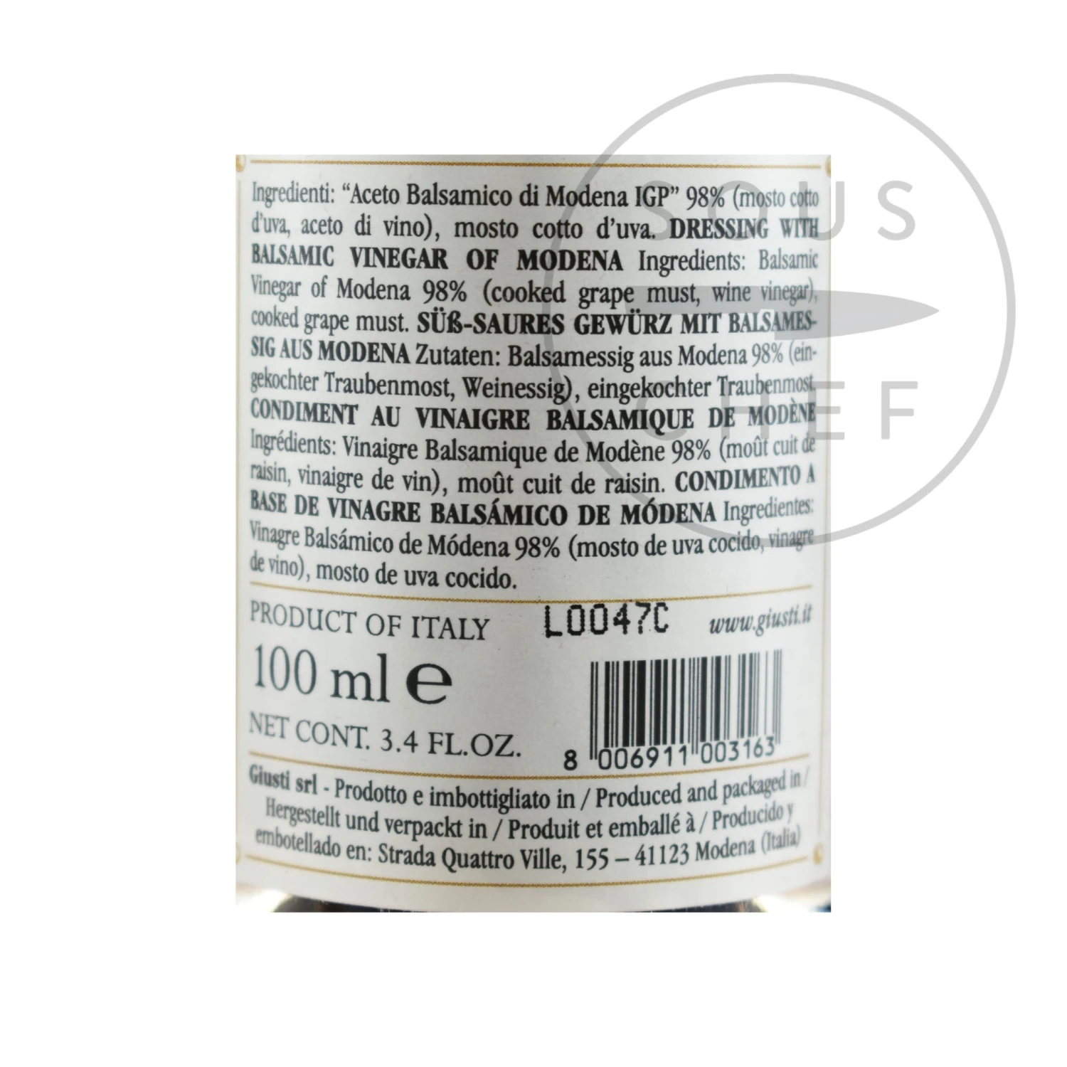 Giuseppe Giusti Balsamic Vinegar Historical Collection In Wooden Casket - Image 4