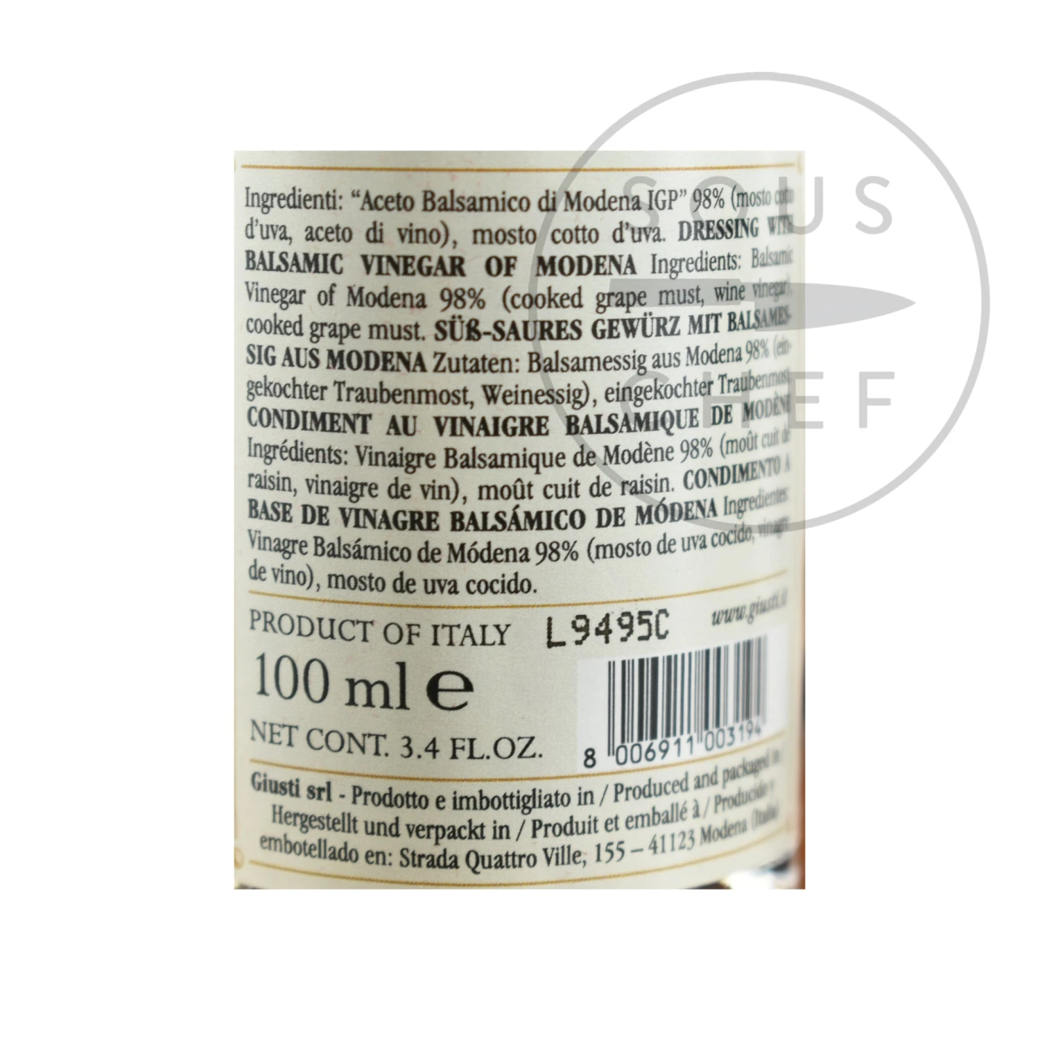 Giuseppe Giusti Balsamic Vinegar Historical Collection In Wooden Casket - Image 2