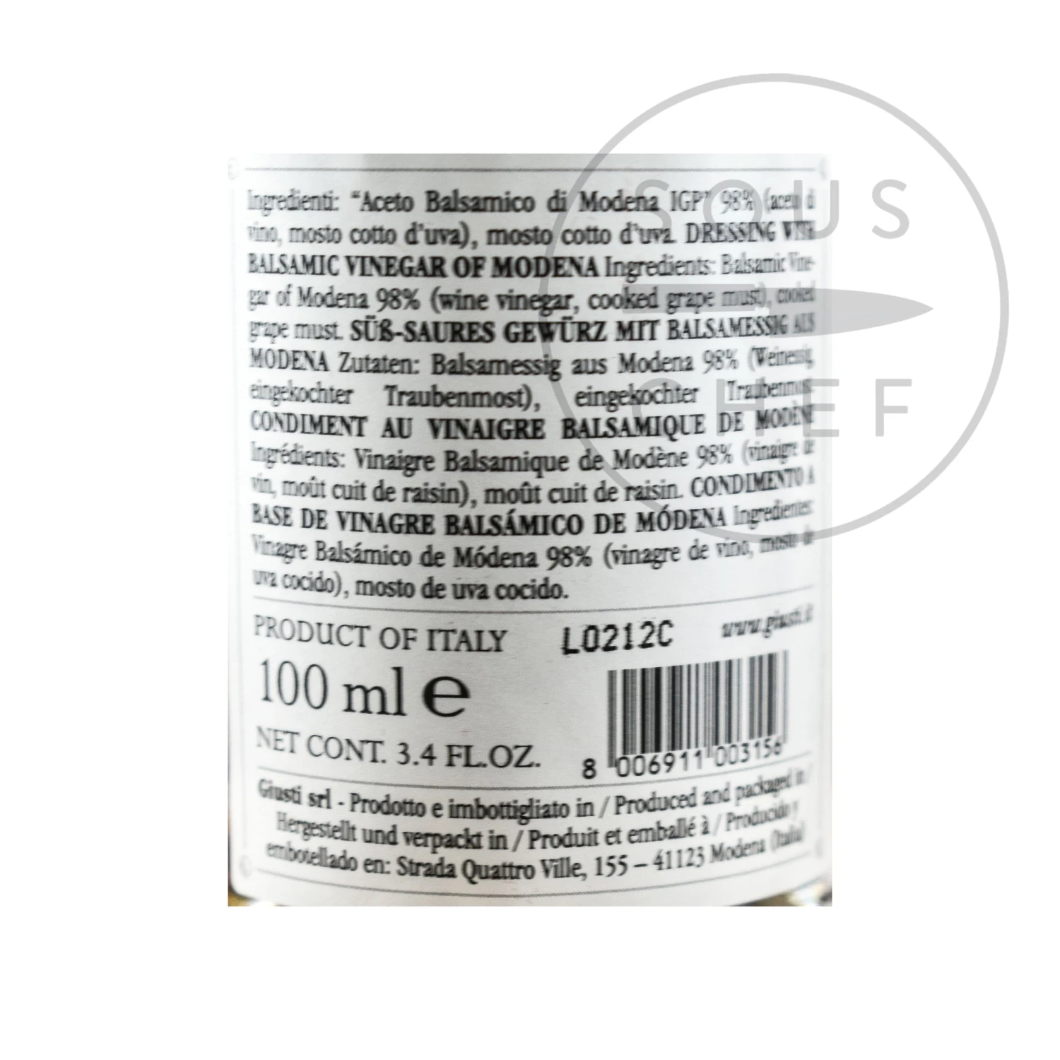 Giuseppe Giusti Balsamic Vinegar Historical Collection In Wooden Casket - Image 3