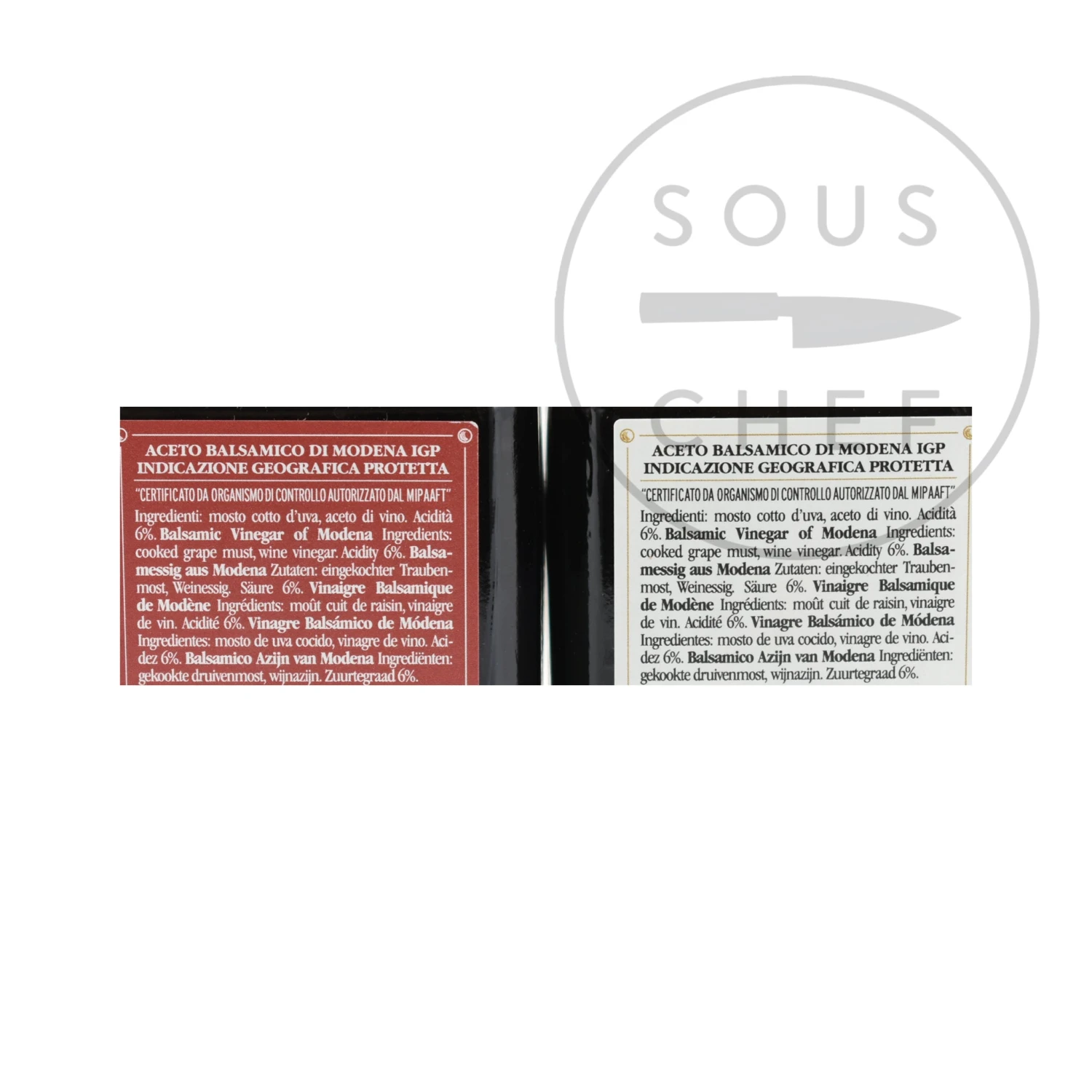 Giuseppe Giusti Duetto Balsamic Vinegar In Gift Box - Image 2