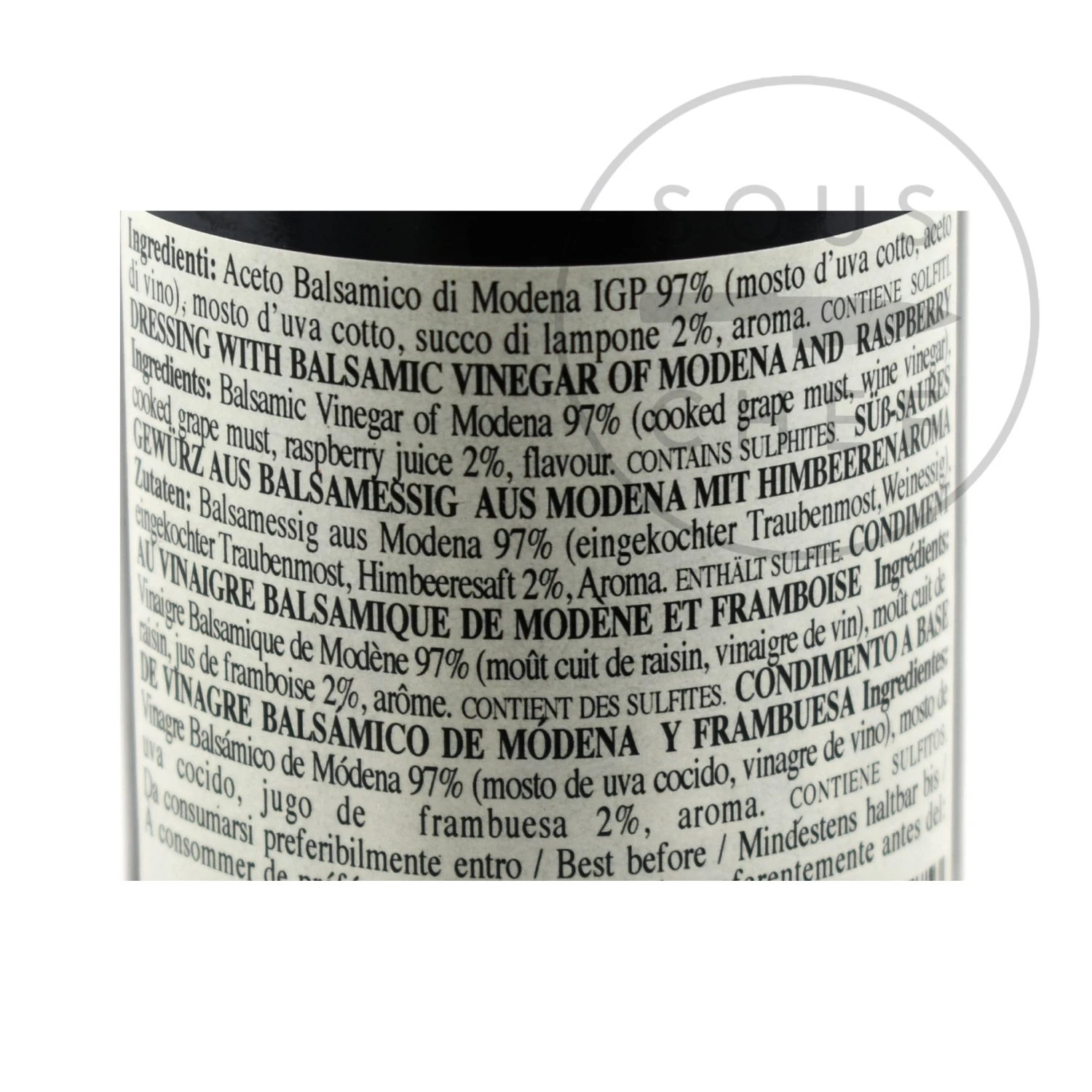 Giuseppe Giusti Infused Balsamic Vinegar Collection - Truffle, Fig & Raspberry - Image 2