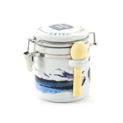 Halen Mon Pure Sea Salt In Watercolour Ceramic Jar 100g