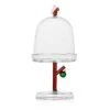 Ichendorf Milano Squirrel Footed Cake Stand With Dome, 29.5x14cm