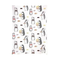 Guinea Pig Biscuits Tea Towel