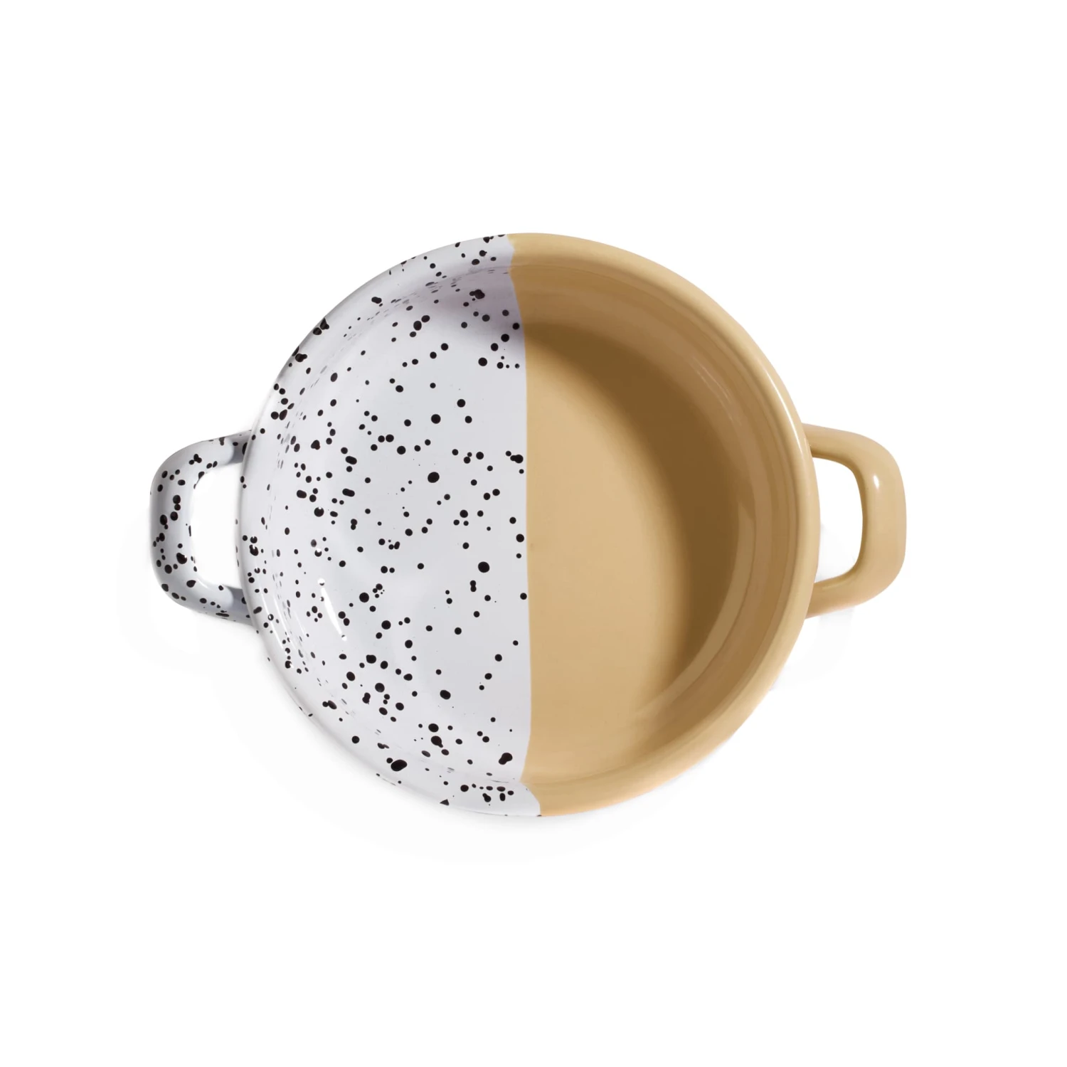 Colour Pop Enamel Frying Pan And Serving Dish, Yellow, 16cm - Image 2