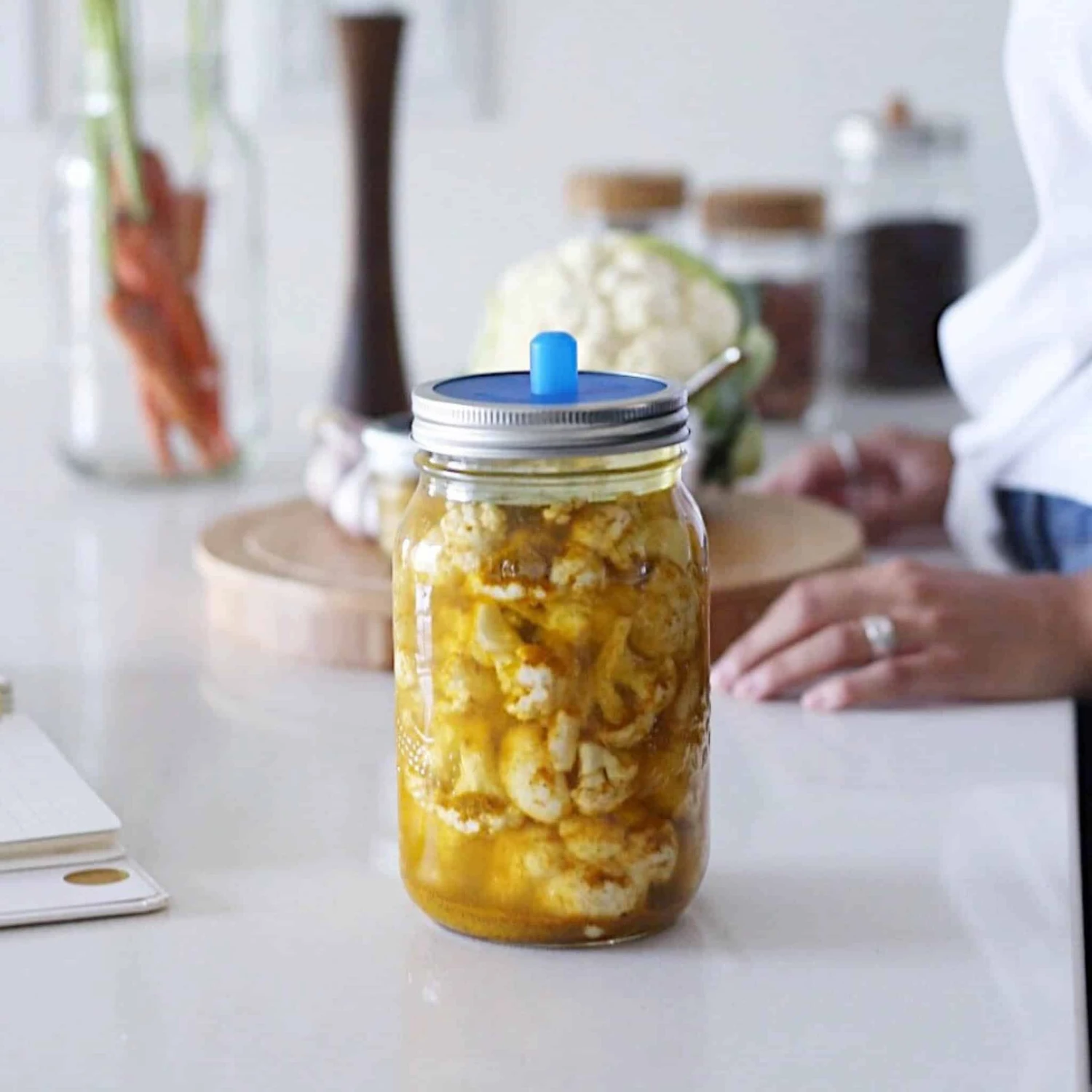 Masontops Wide Mouth Pickle Pipes, Set Of 4 - Image 4