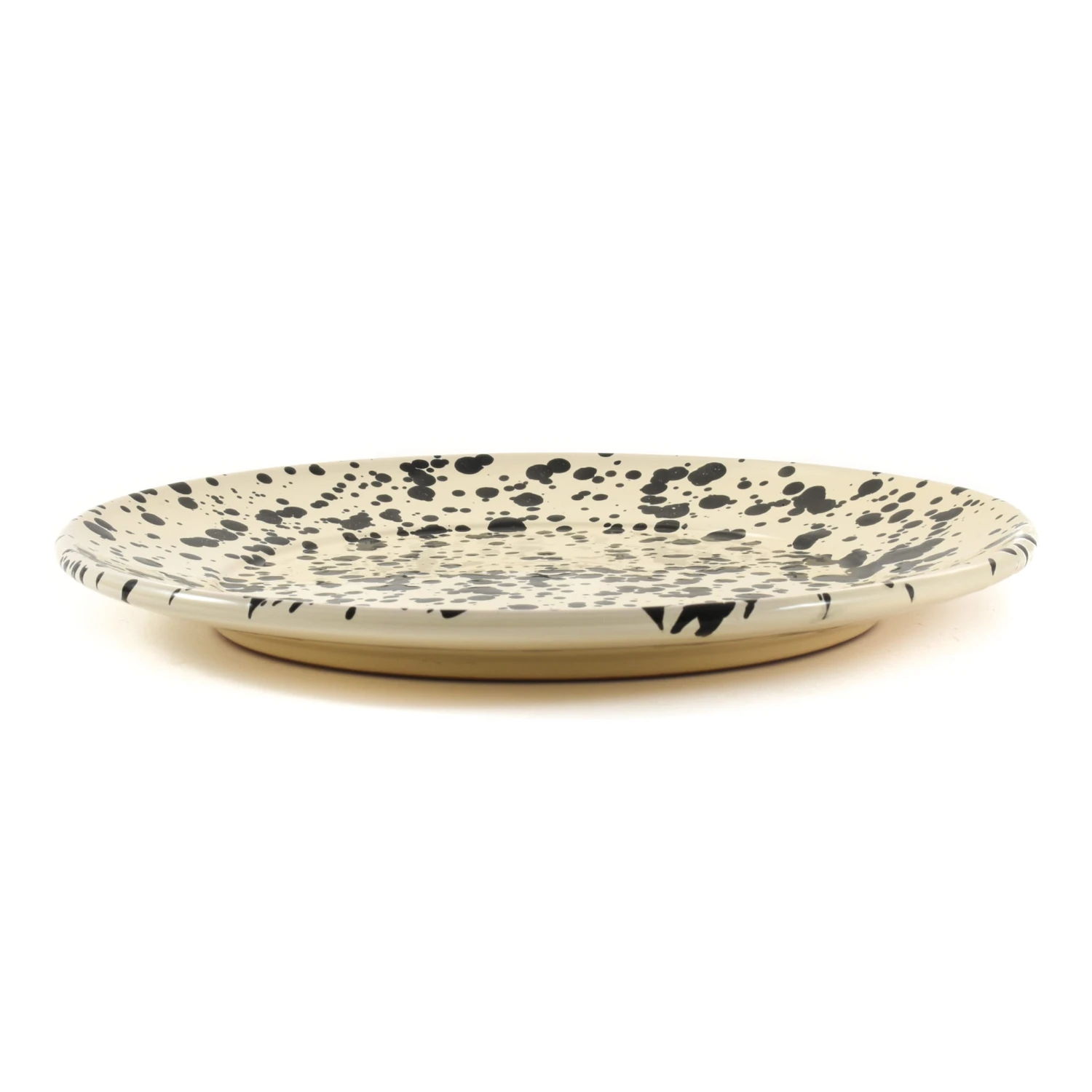 Puglia Black Splatter Dinner Plate 27cm - Image 2