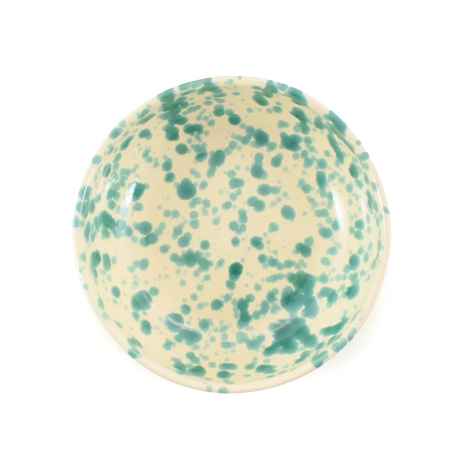 Puglia Aquamarine Splatter Bowl 19cm - Image 3
