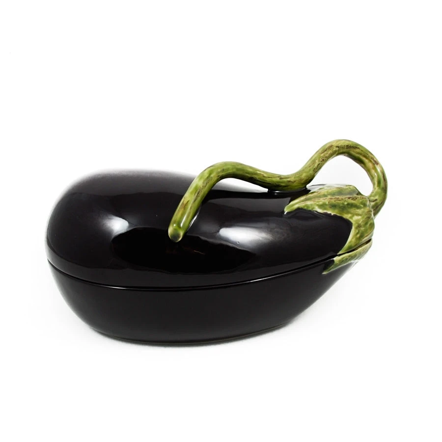 Bordallo Pinheiro Aubergine Dish 28cm - Image 3