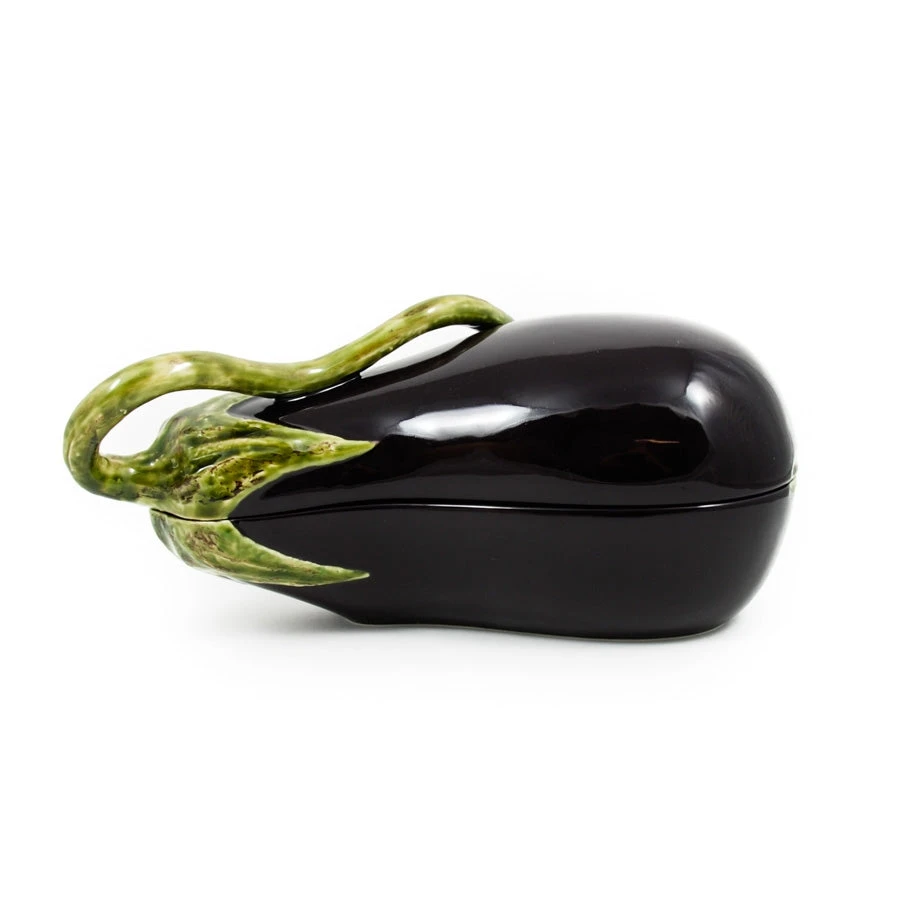 Bordallo Pinheiro Aubergine Dish 28cm - Image 4