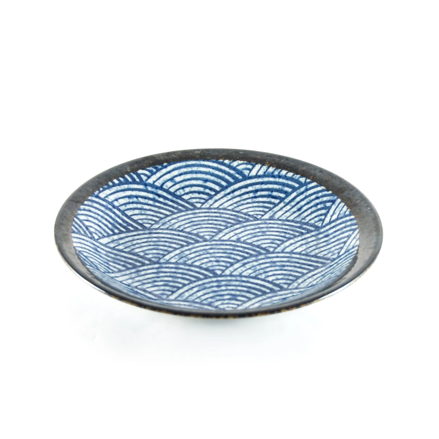 Blue Wave Medium Plate 22cm - Image 4