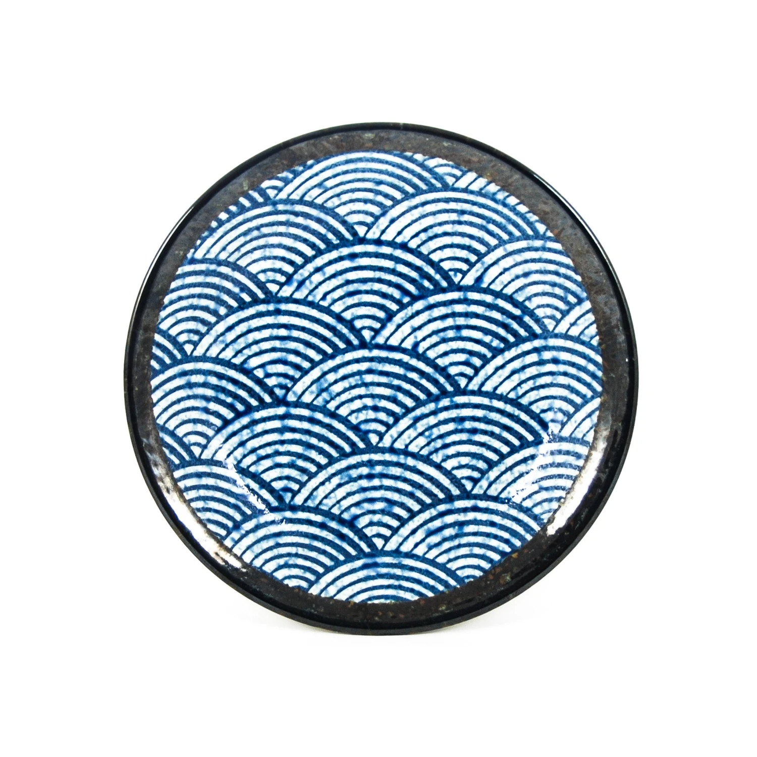 Blue Wave Medium Plate 22cm - Image 2