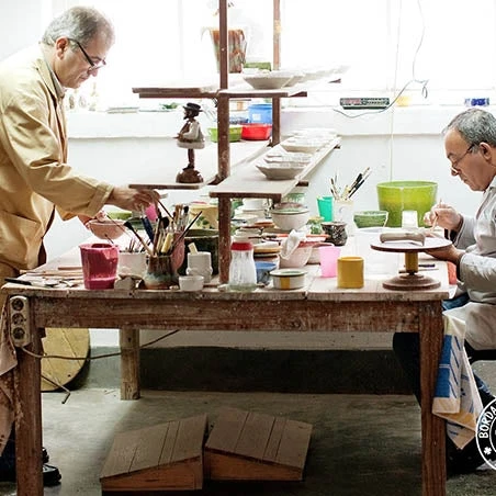 Bordallo Pinheiro Curved Cabbage Leaf Bowl 9cm - Image 3