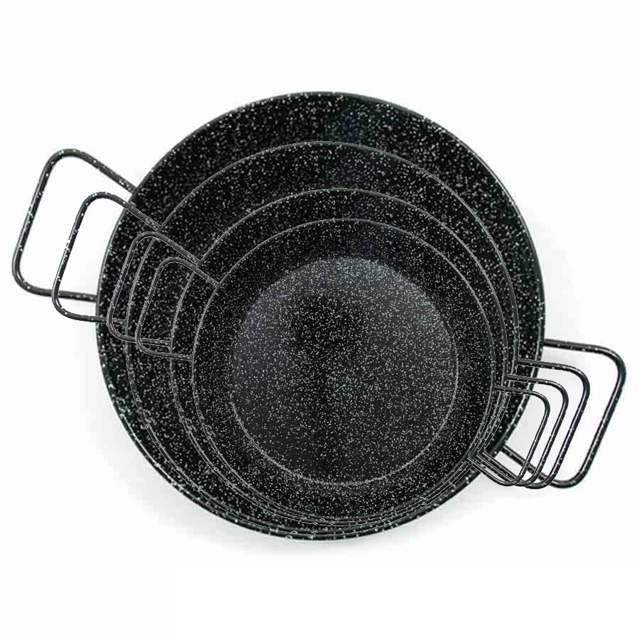 Enamelled 4 Person Paella Pan 26cm - Image 2