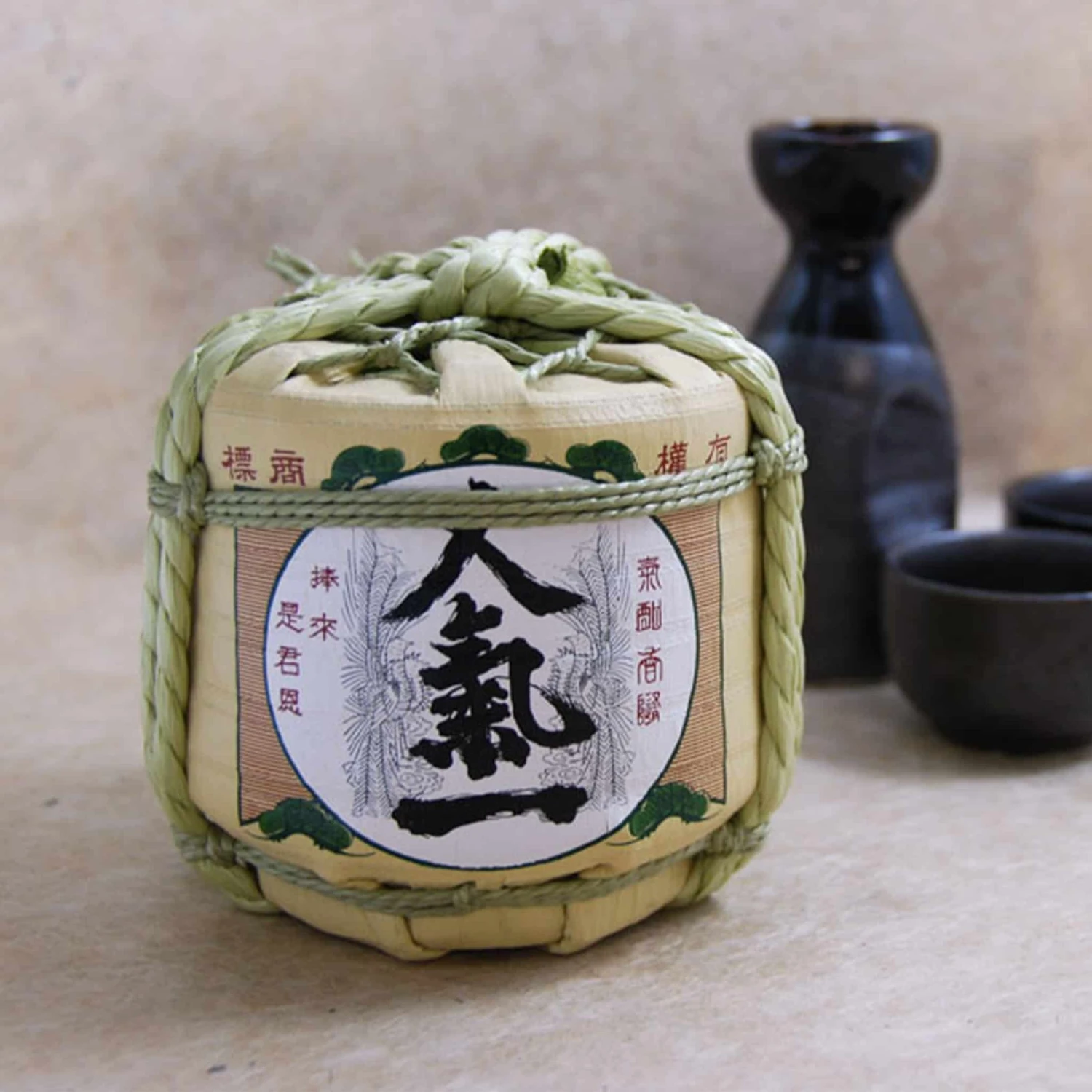 Ninki Mini Sake Barrel 300ml - Image 2