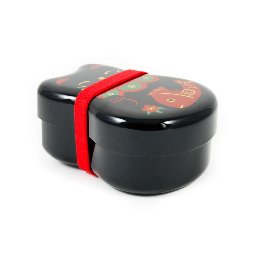 Maruko Black Cat 2-Tier Bento Box 520ml
