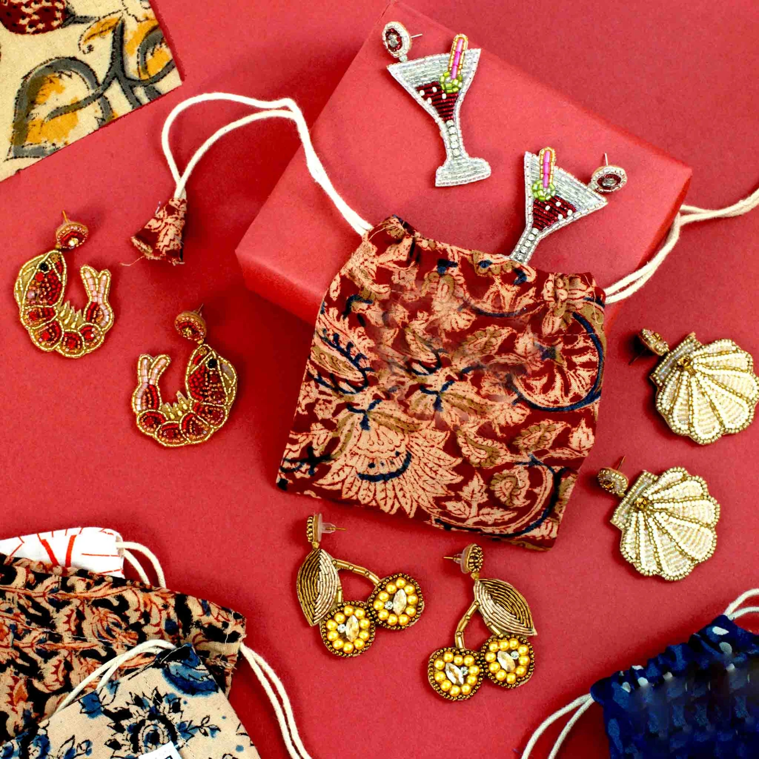 Beaded Martini Earrings - Image 4