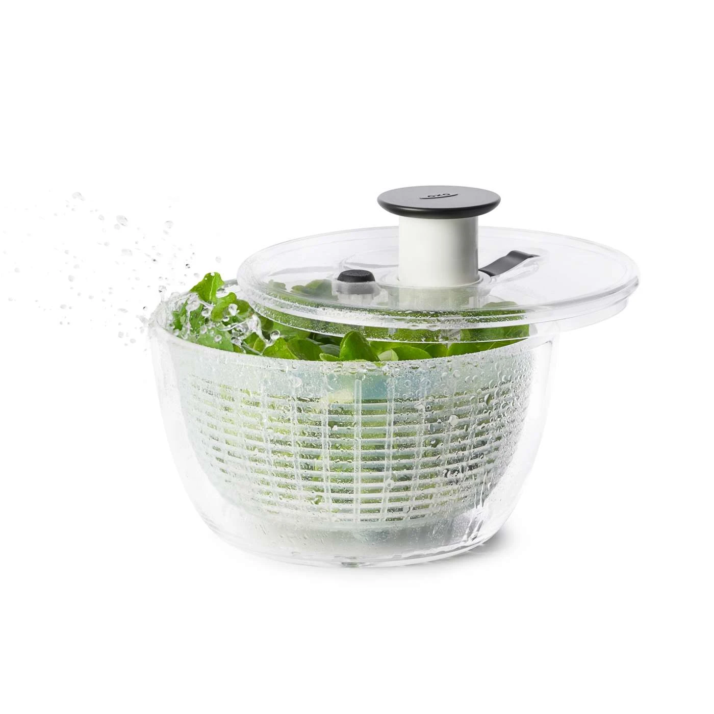 OXO Good Grips Little Salad & Herb Spinner 4.0 - Image 3